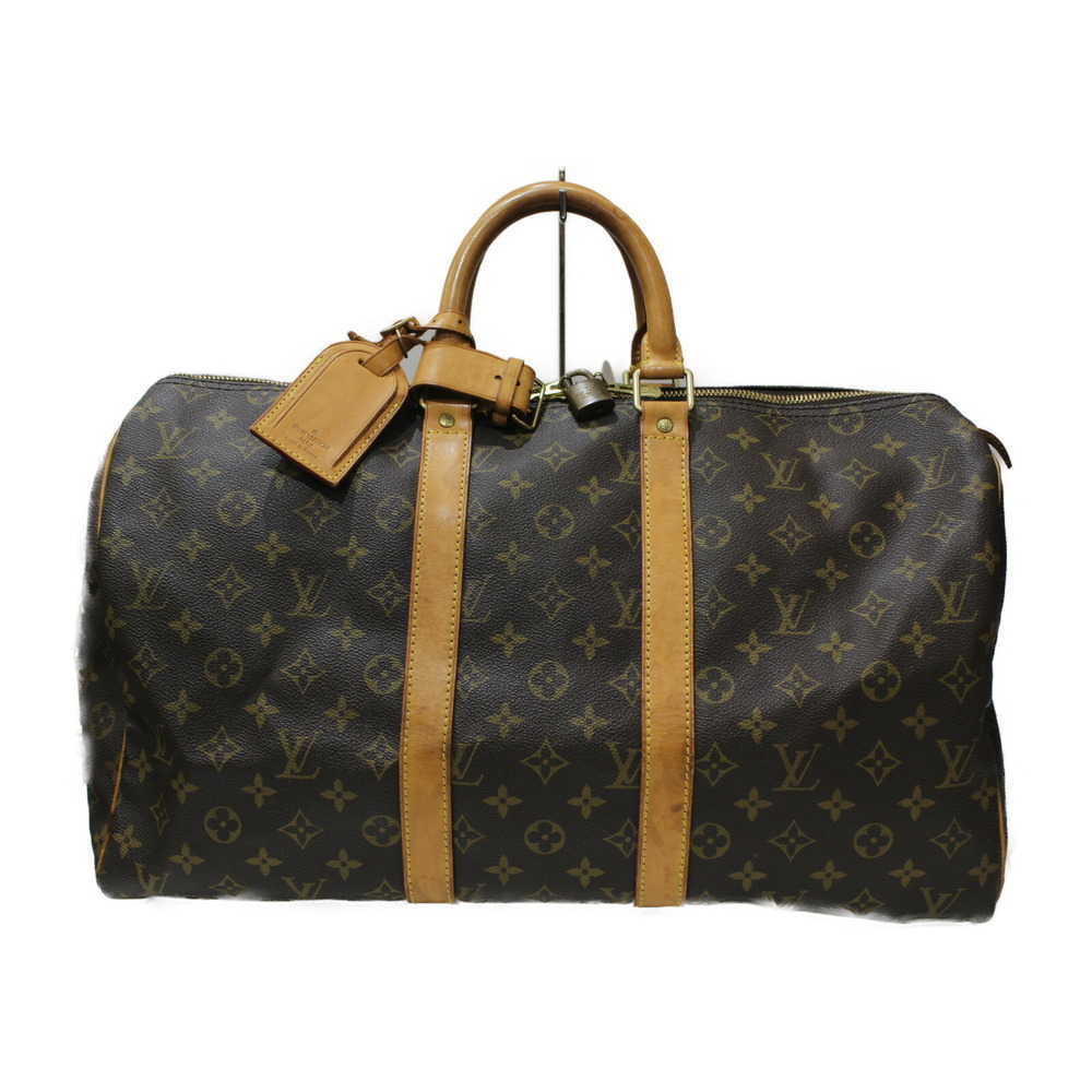 Louis Vuitton Speedy Monogram Boston Bag Travel Padlock closure